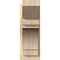 Ekena Millwork Merced Slat Rough Sawn Outlooker, Douglas Fir, 8"W x 22"D x 22"H OUT08X22X22MRC06RDF - alternate 2